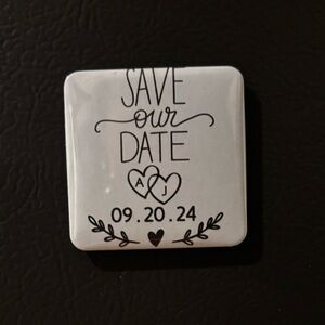 Customizable Save Our Date Magnet